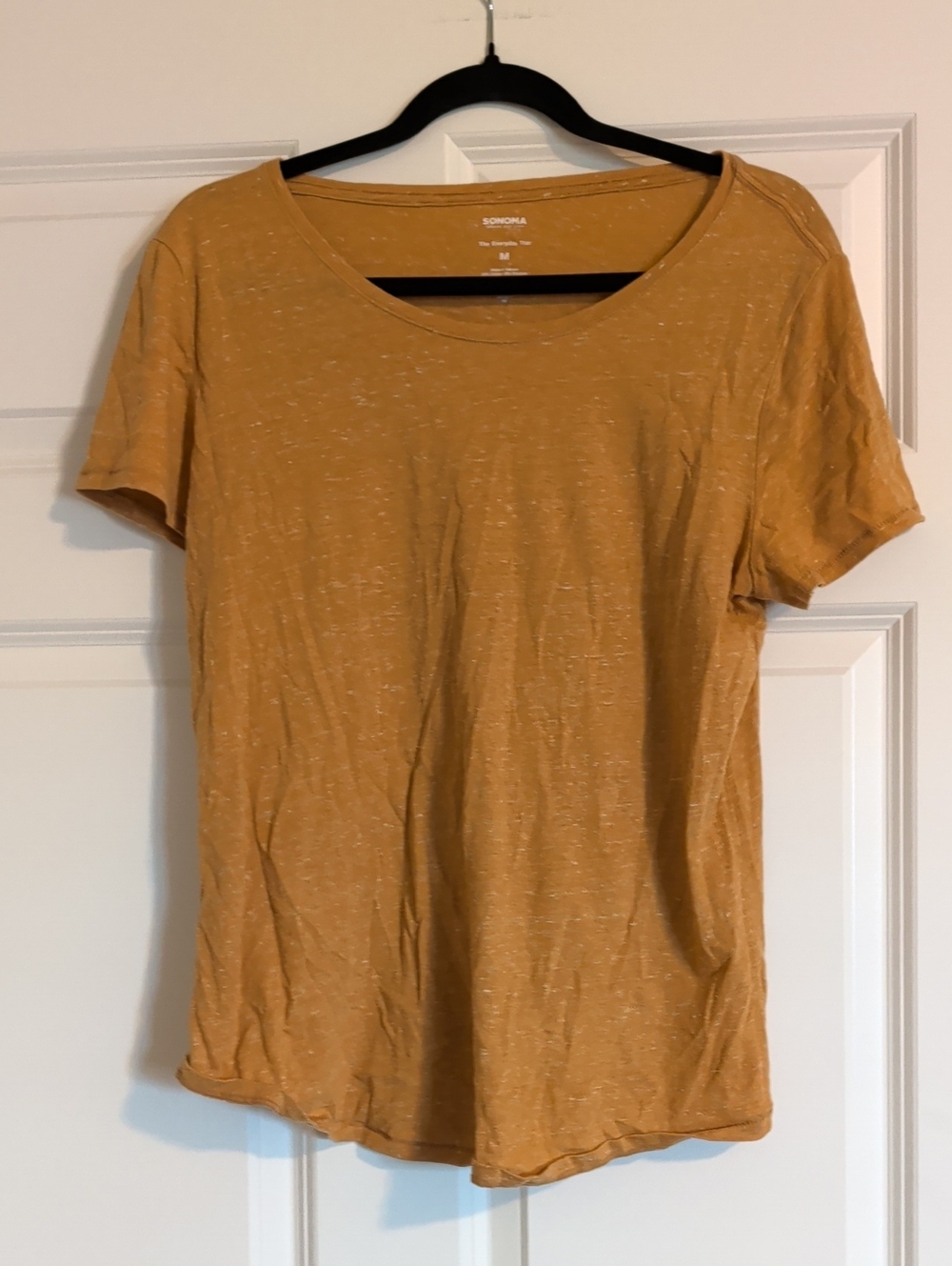 Sonoma Short-Sleeve Tee in Mustard Heather